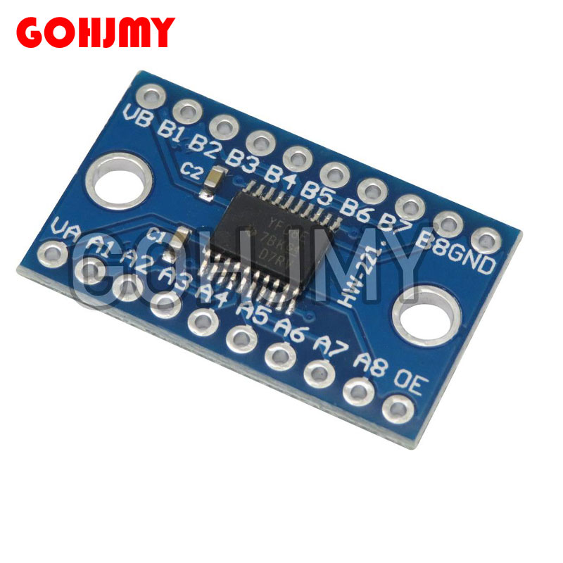 Level Shifter 3.3V - 5 adet/grup TXS0108E 8 kanal mantık