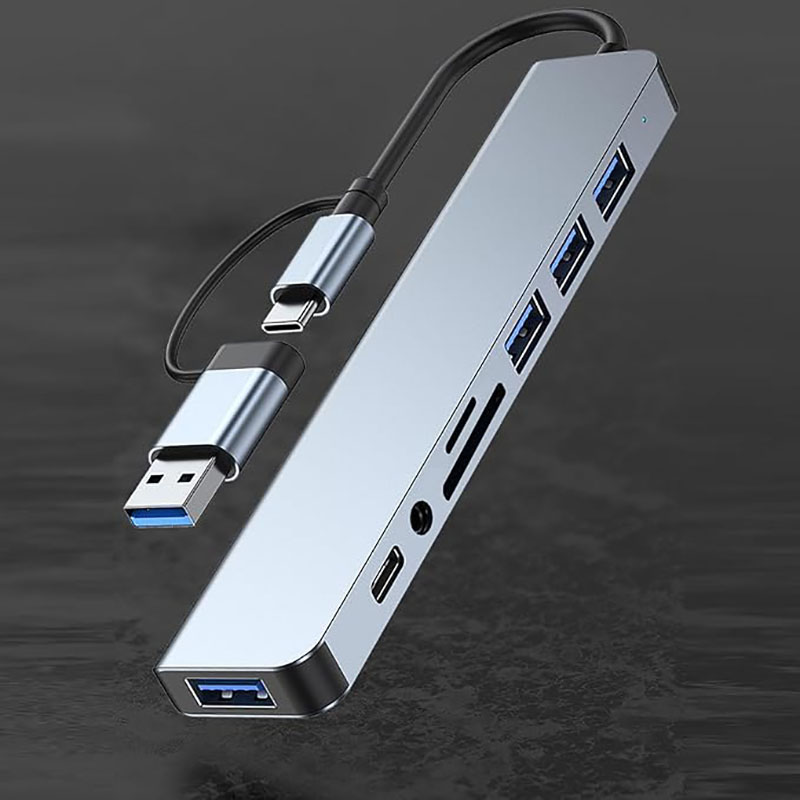 Home Assistant Sd - USB C Hub USB Çoklayıcı 8'i