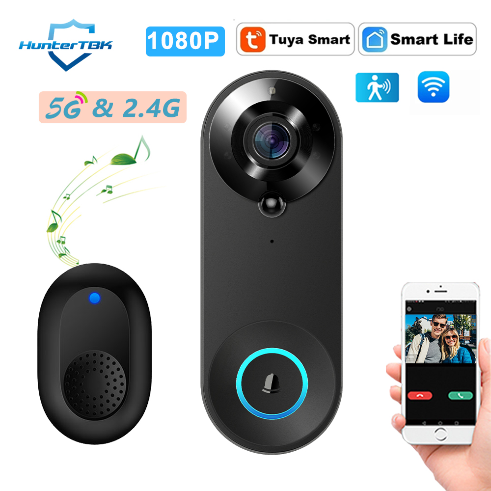 Smart Doorbell Wired - 5G 2.4G WiFi Görüntülü Kapı Zili