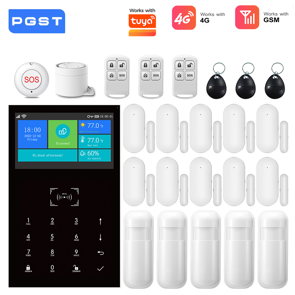 Smart Home Automation Diy - 4G GSM WiFi Alarm Sistemi Tuya