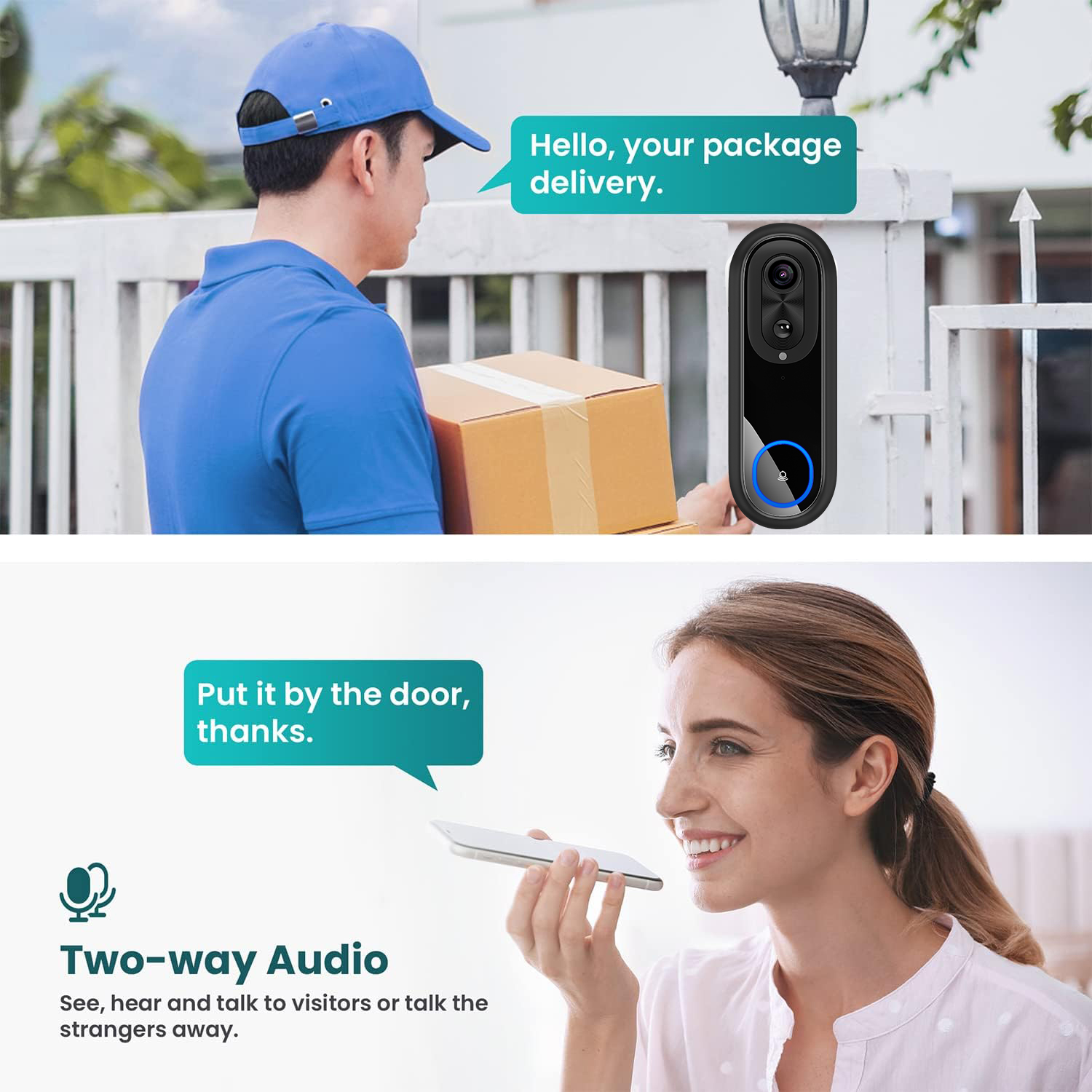 5G 2.4G WiFi Video Kapı Zili 1 - Smart Doorbell Wired incelemesi ve fiyatı