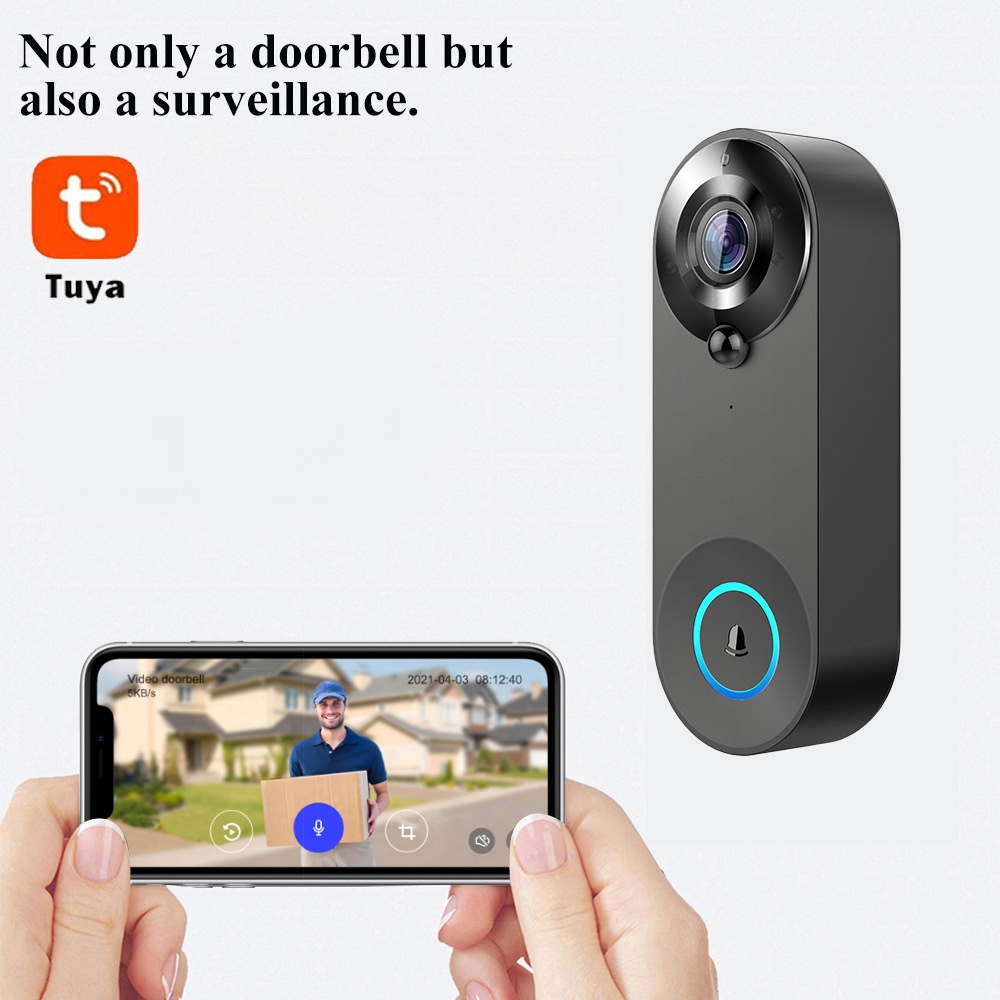 Tuya 1080P kablosuz WIFI kapı  - Smart Doorbell Wired incelemesi ve fiyatı