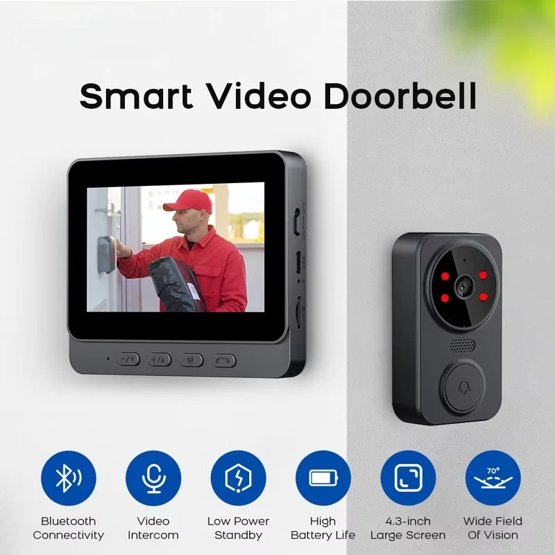 M8 Akıllı Görsel Kapı Zili WiF - Smart Doorbell Wired incelemesi ve fiyatı